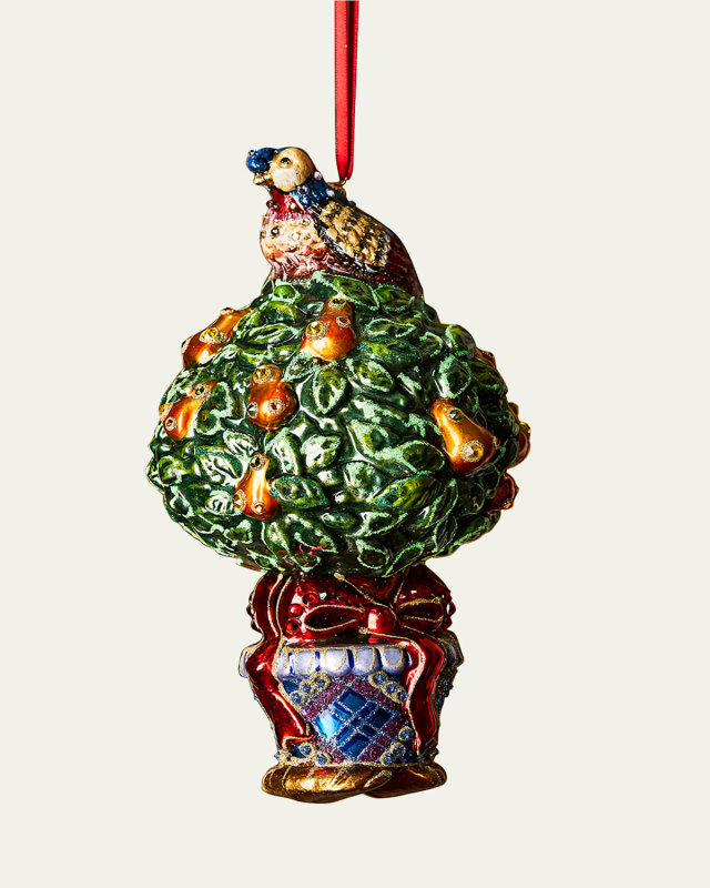 Partridge-in-a-Pear Tree Christmas Ornament